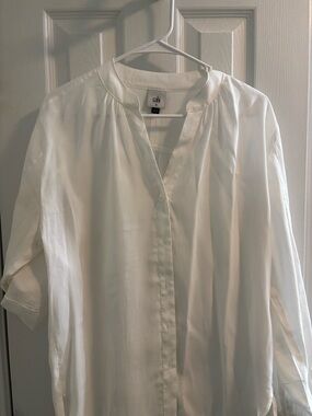 Cabi White Lyric Blouse